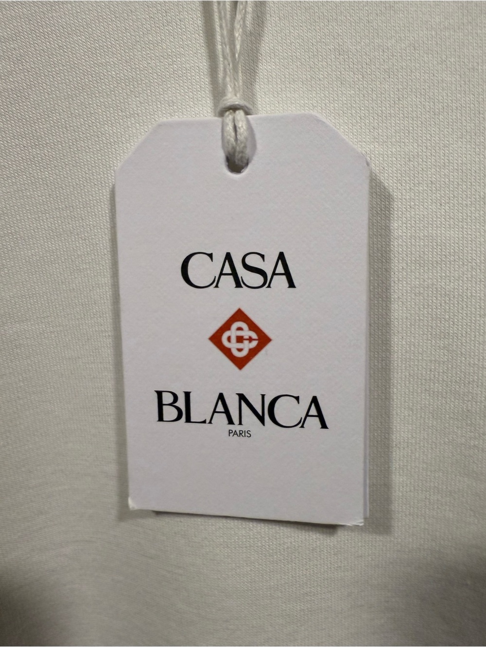 CasaBlanca White diamond Graphic Crewneck Sweater image 6